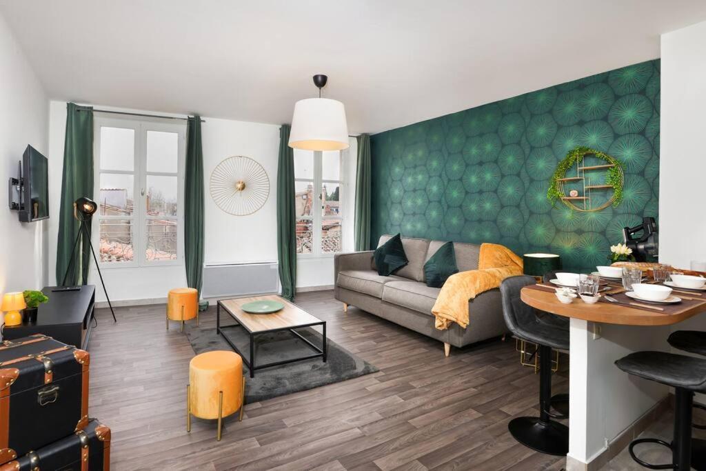 Apartamento N3 Des Etudes Duplex Hypercentre Wifi Conciergeriedamecarcas Carcasona Exterior foto